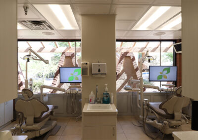 Two of our patient exam rooms